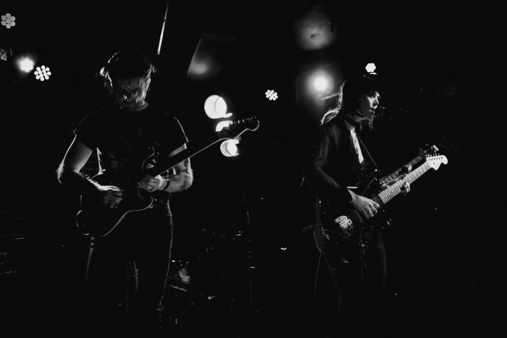 Silent Mass Live Shot in Black and White